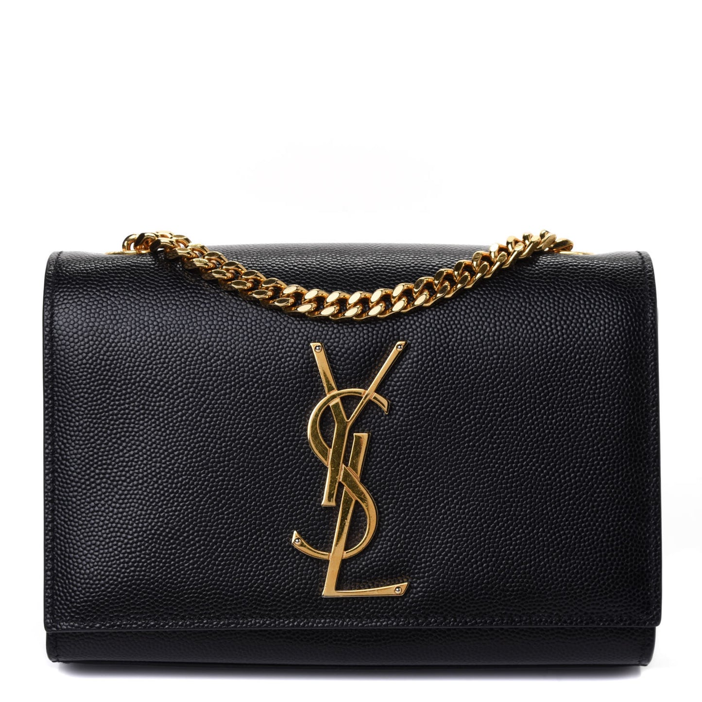 Grain De Poudre Small Monogram Kate Satchel Black