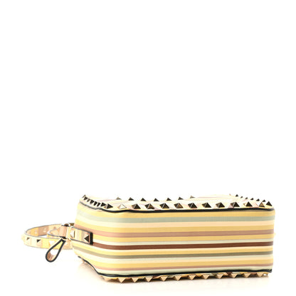Valentino Garavani Vitello Native Couture 1975 Rockstud Camera Crossbody Bag Green Multicolor 3 of 7