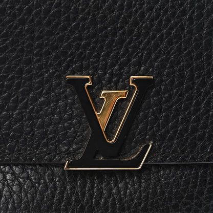 Louis Vuitton Taurillon Capucines Compact Wallet Black 5 of 5