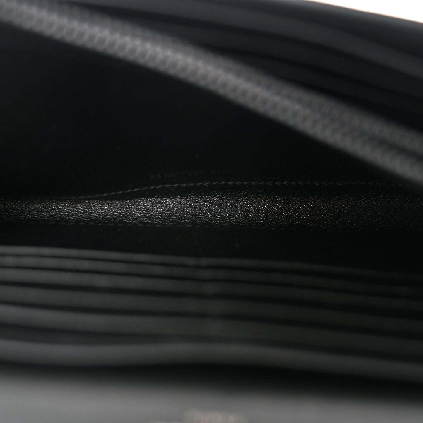 Grain De Poudre Monogram Chain Wallet Black Confetti