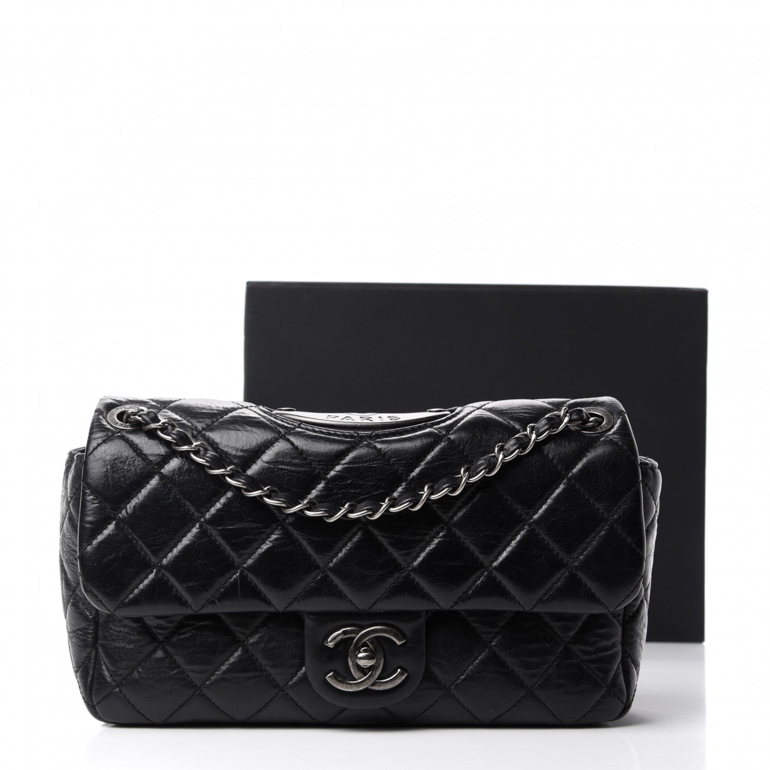 Chanel Calfskin Quilted Large Single Flap Black 11 of 11