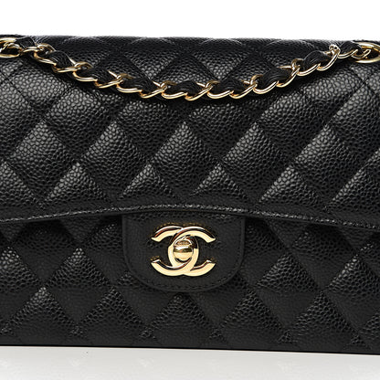 Chanel Caviar Quilted Small Double Flap Black 9 of 10