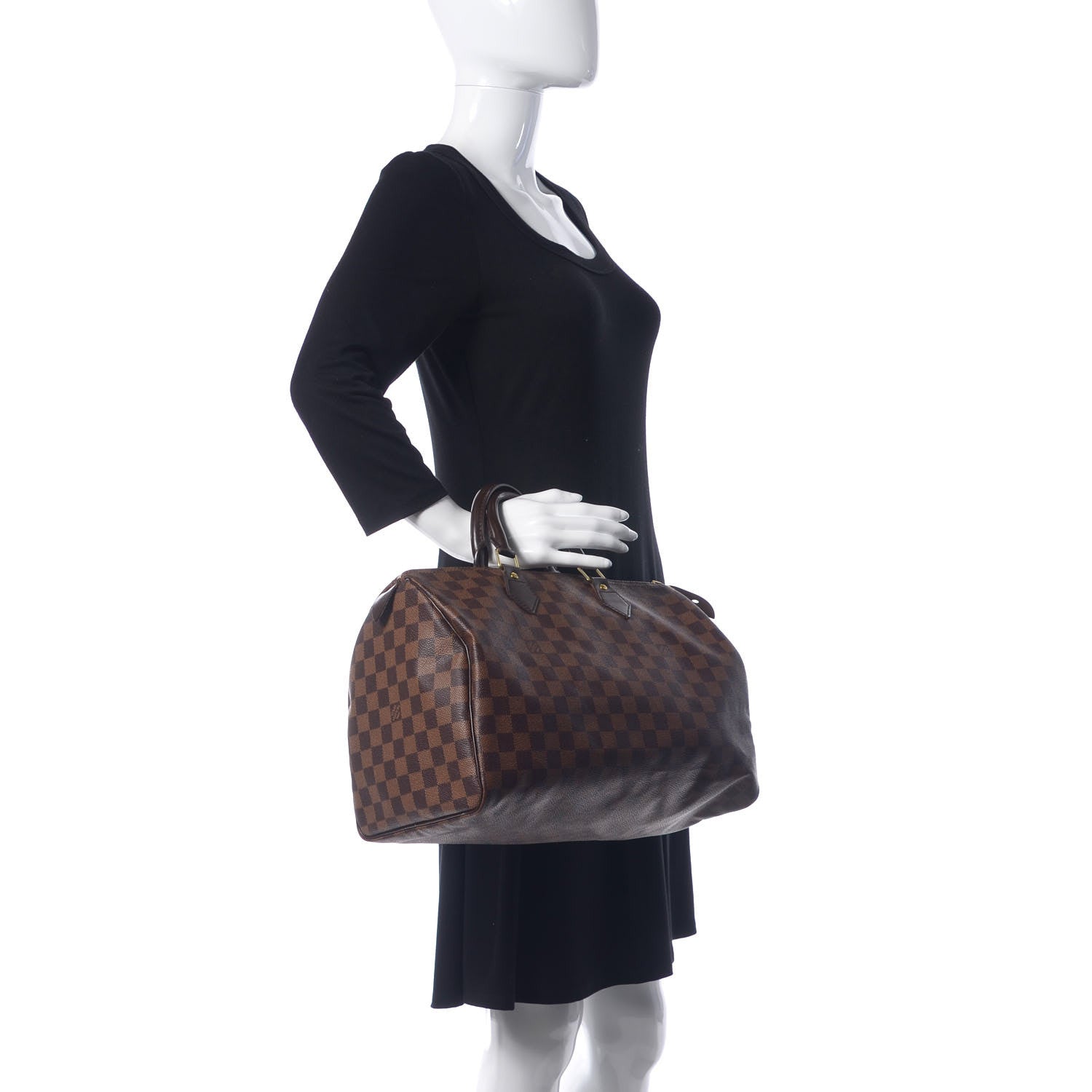 Louis Vuitton Damier Ebene Speedy 35 2 of 14