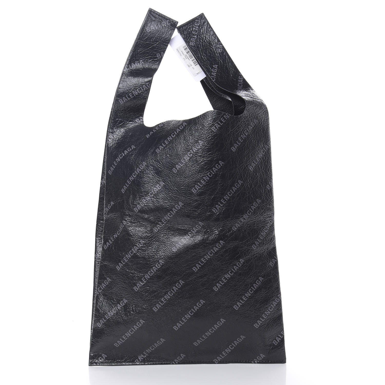 Balenciaga Agneau Arena Allover Logo M Supermarket Shopper Gris Crayon Gris 3 of 12