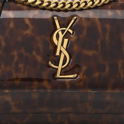 Saint Laurent Patent Small Monogram Sunset Tortoiseshell 8 of 11