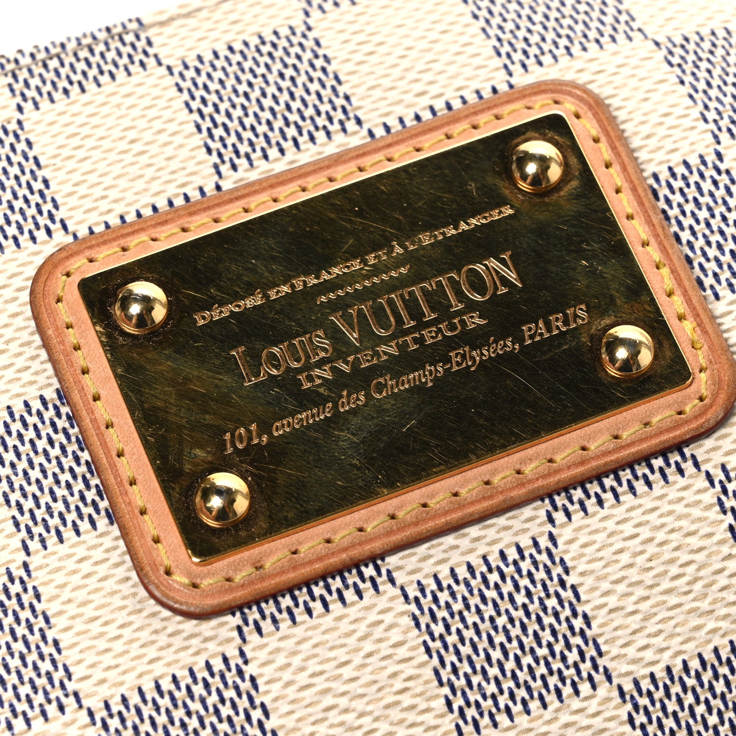 Louis Vuitton Damier Azur Eva Clutch 11 of 11