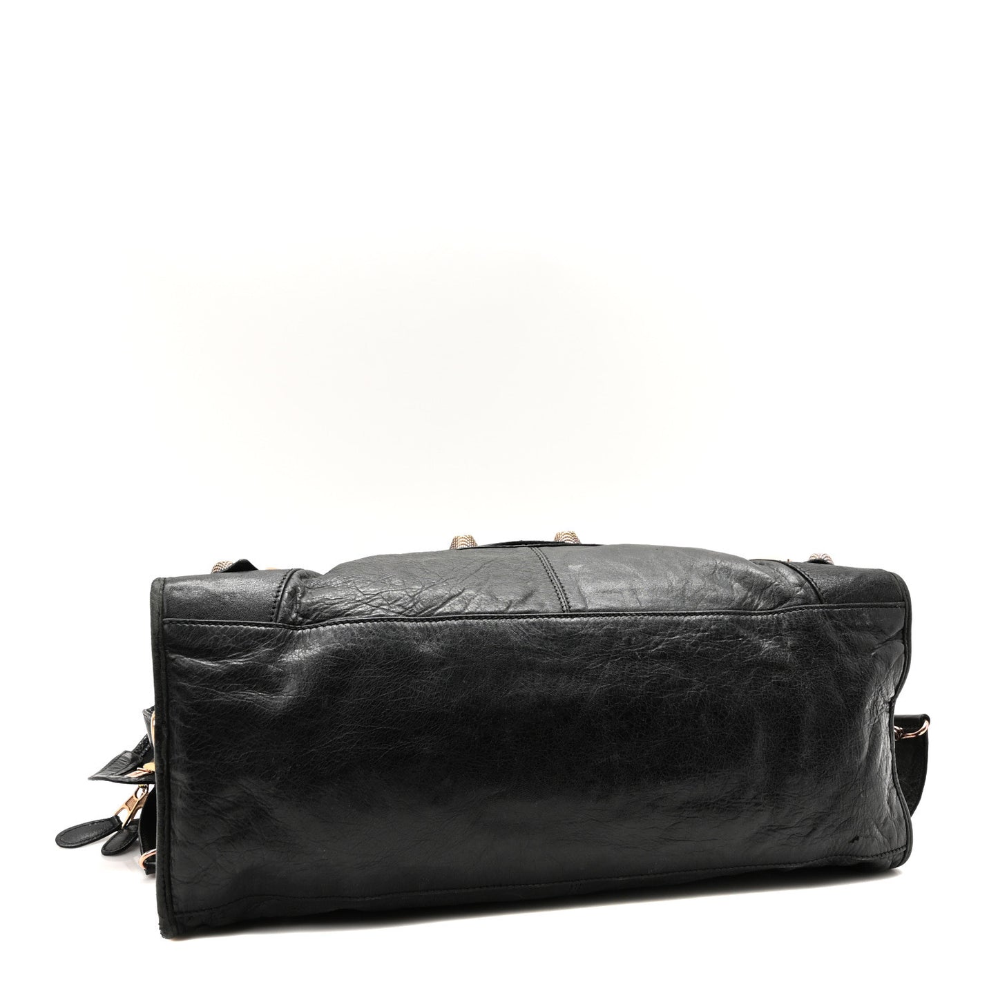 Agneau Giant 21 Rose Gold Hardware Part Time Black