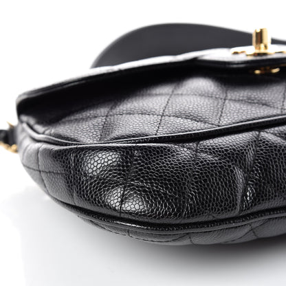Chanel Caviar Quilted Flap Shoulder Bag Black 5 of 14