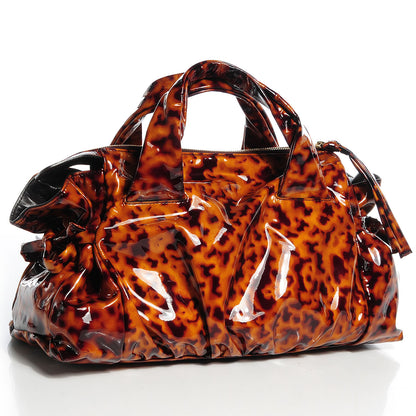 Gucci Patent Leather Small Hysteria Tortoise Brown 3 of 7
