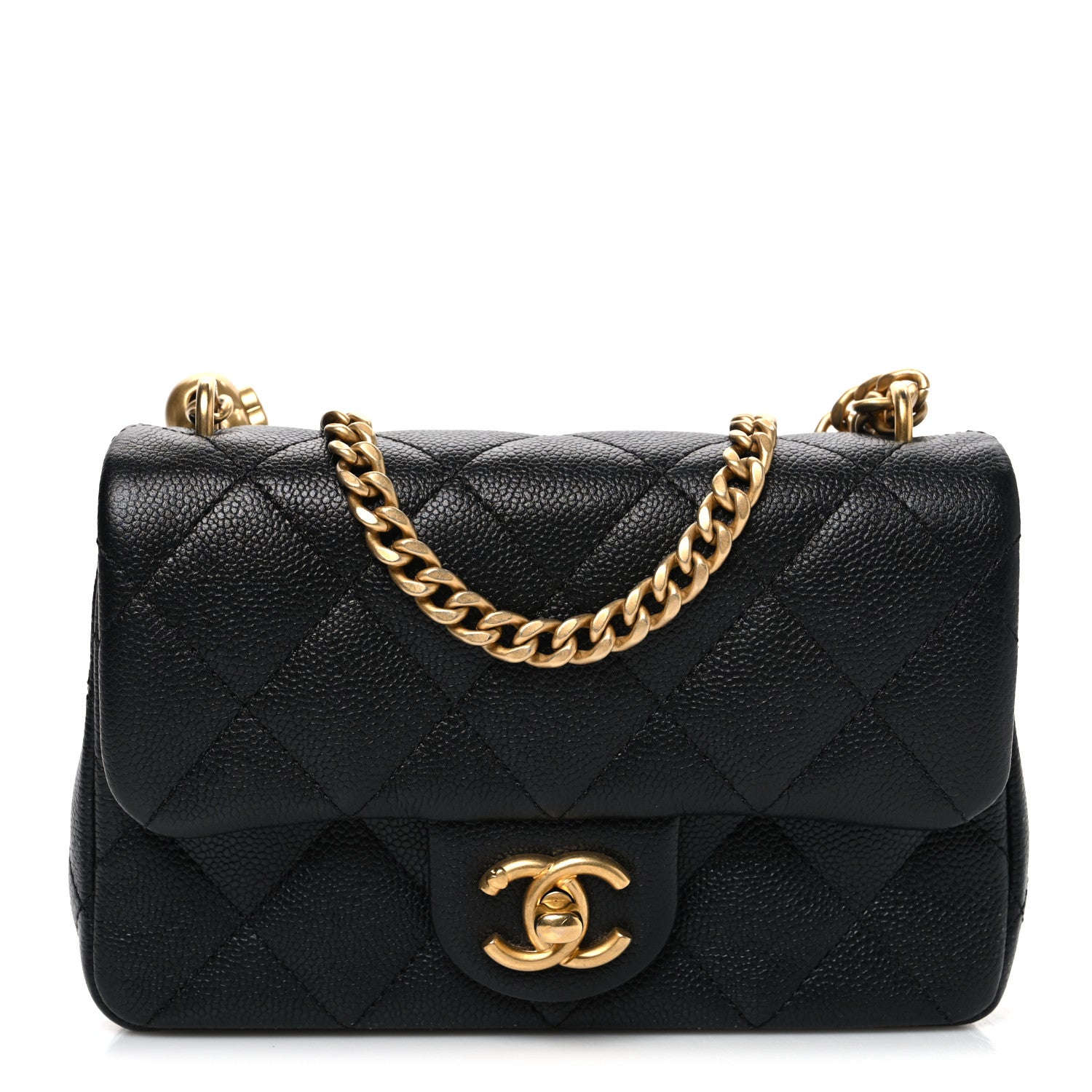 Chanel Caviar Quilted Mini Sweetheart Rectangular Flap Black 1 of 11