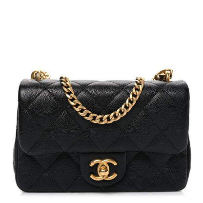 Chanel Caviar Quilted Mini Sweetheart Rectangular Flap Black 1 of 11