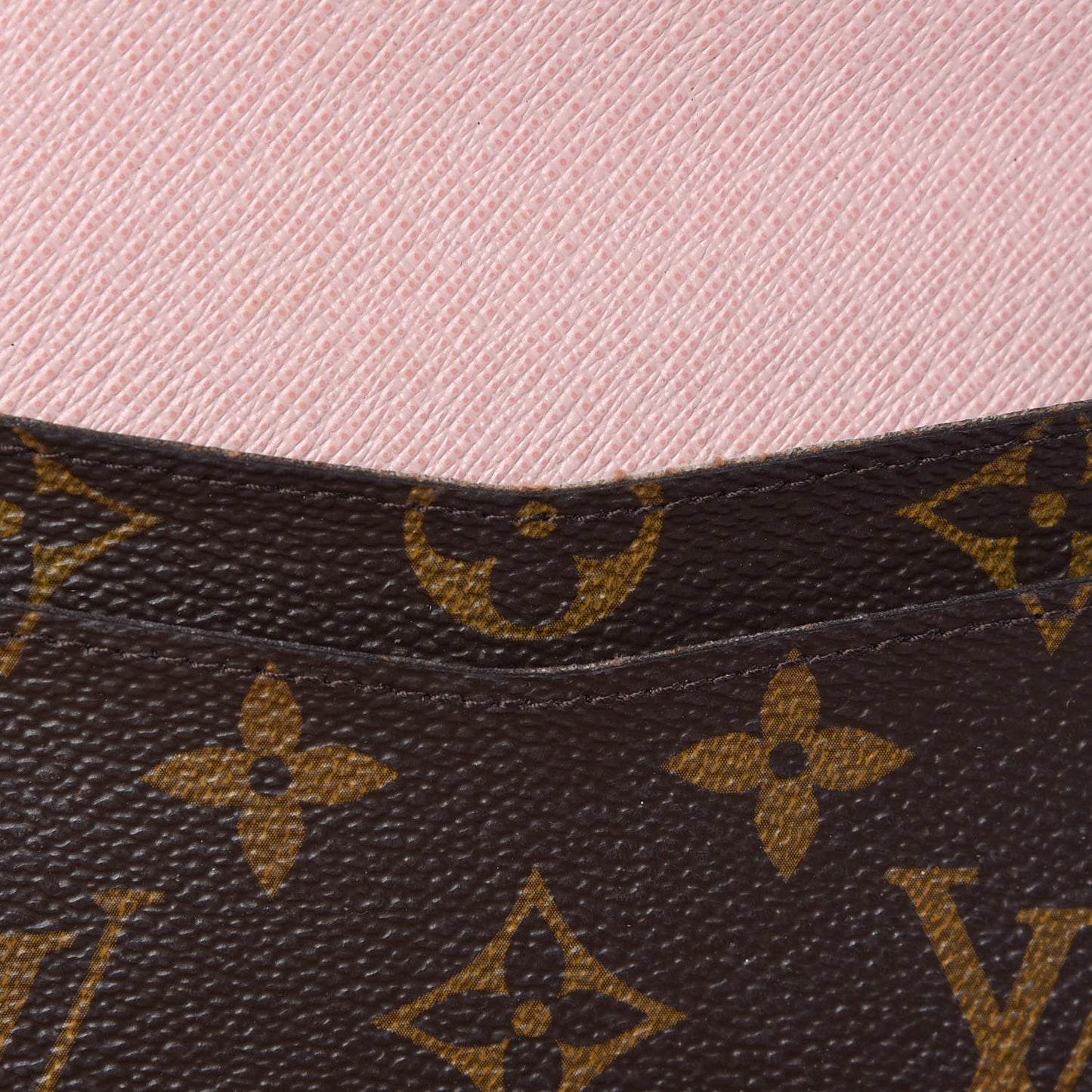Monogram Josephine Wallet Rose Ballerine