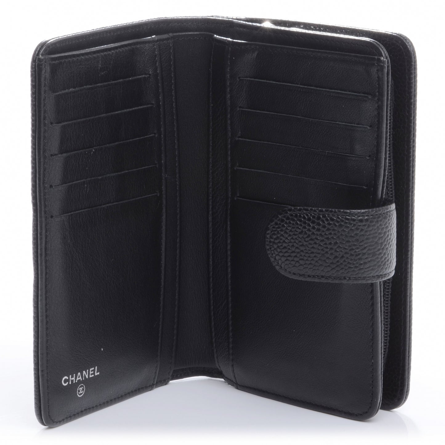 Caviar CC French Wallet Black
