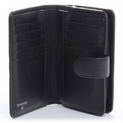 Chanel Caviar CC French Wallet Black 5 of 9