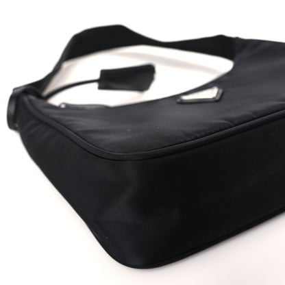 Prada Tessuto Nylon Mini Re-Edition 2000 Bag Black 8 of 9