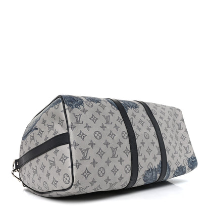 Louis Vuitton Savane Monogram Elephant Chapman Keepall Bandouliere 45 Dune 3 of 8