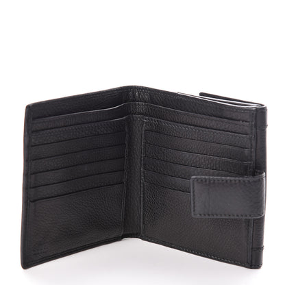 Gucci Calfskin Compact Interlocking G Wallet Black 5 of 6
