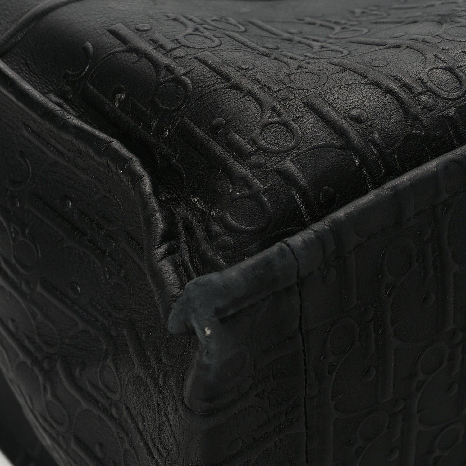 Christian Dior Oblique Calfskin Embossed Large Book Tote Black 8 of 11