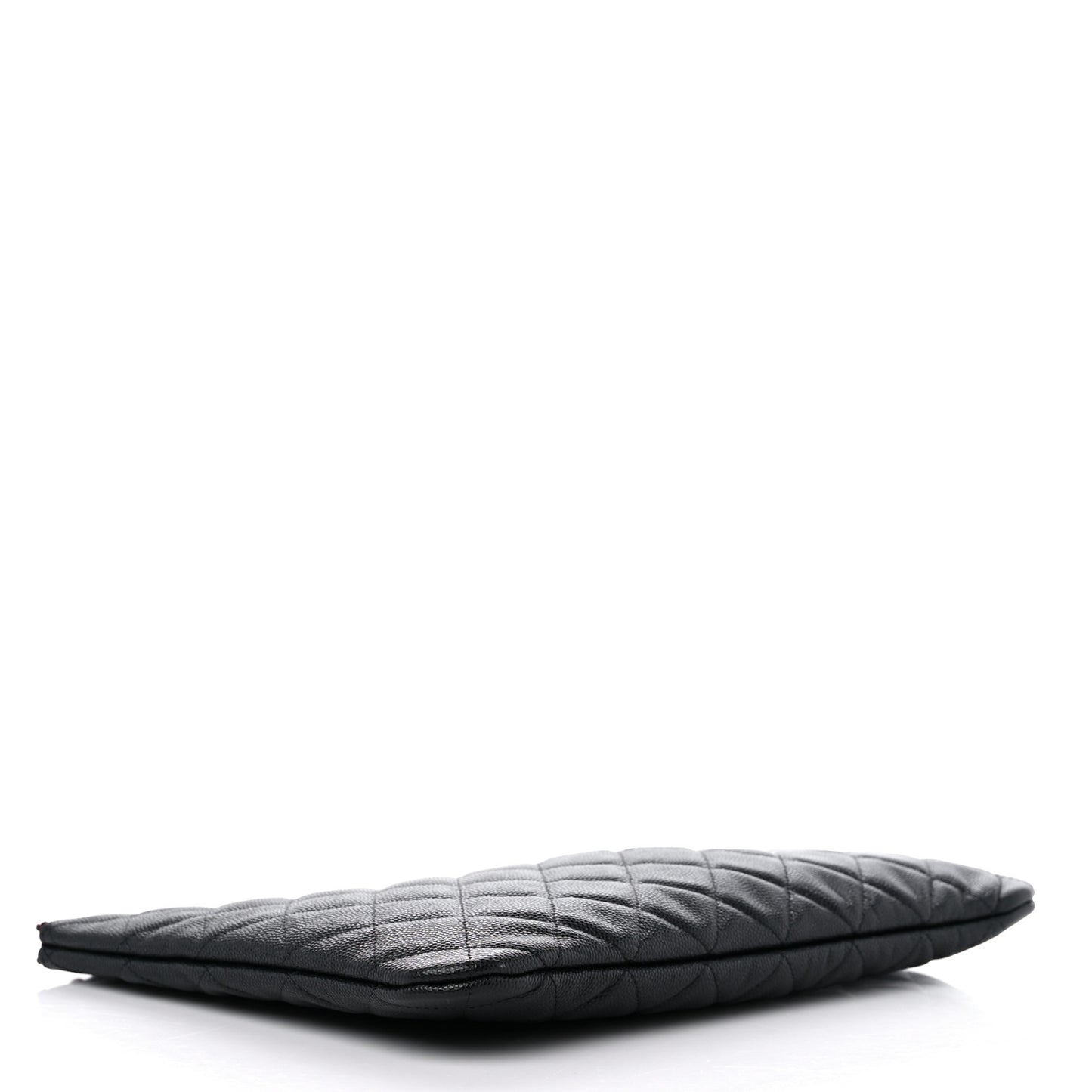 Caviar Quilted Medium Cosmetic Case Black
