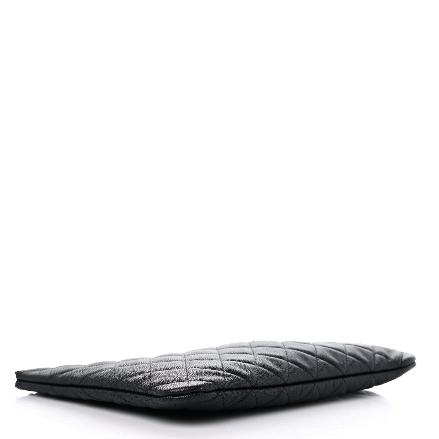 Chanel Caviar Quilted Medium Cosmetic Case Black 4 of 9