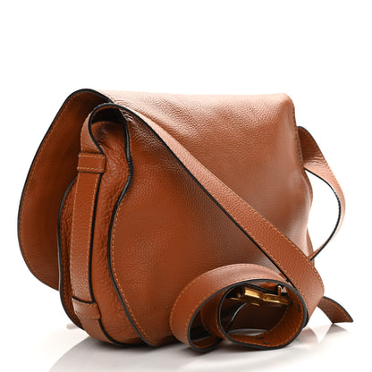 Chloe Calfskin Medium Marcie Round Crossbody Bag Tan 5 of 27
