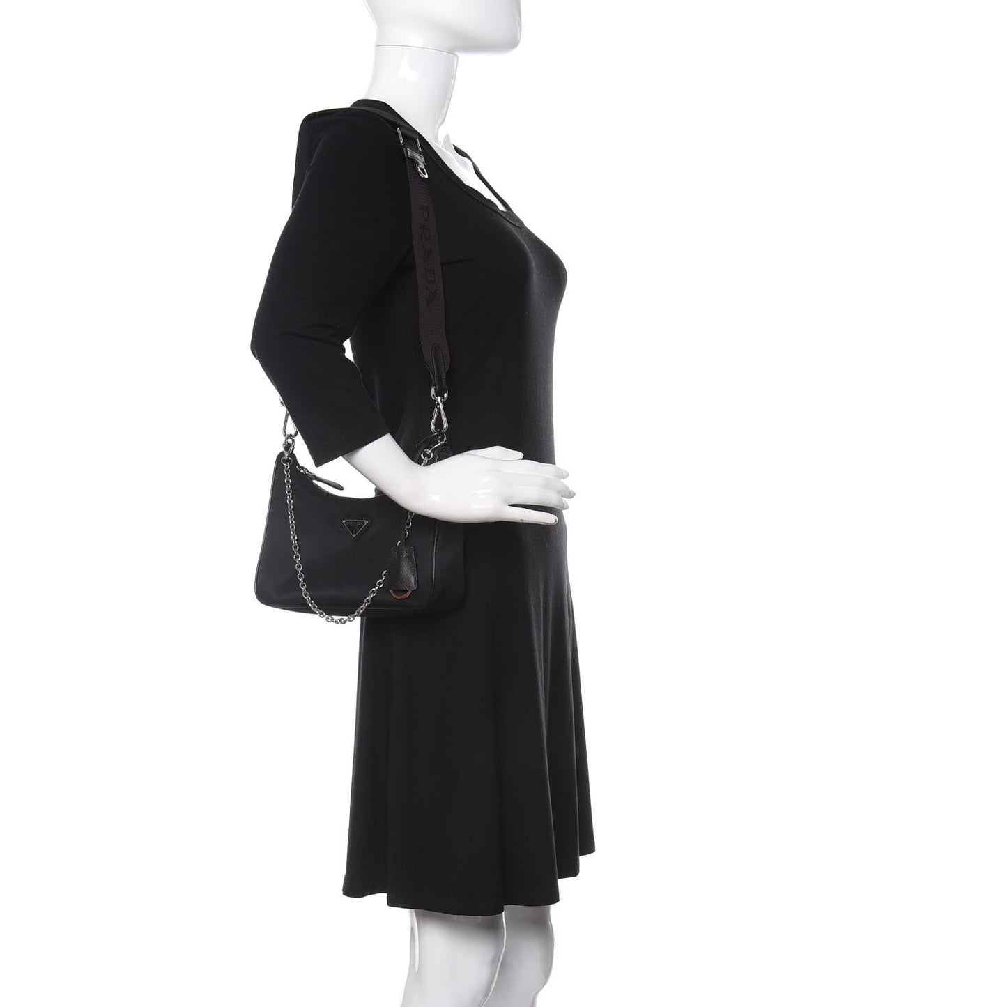 Nylon Re-Edition 2005 Shoulder Bag Black