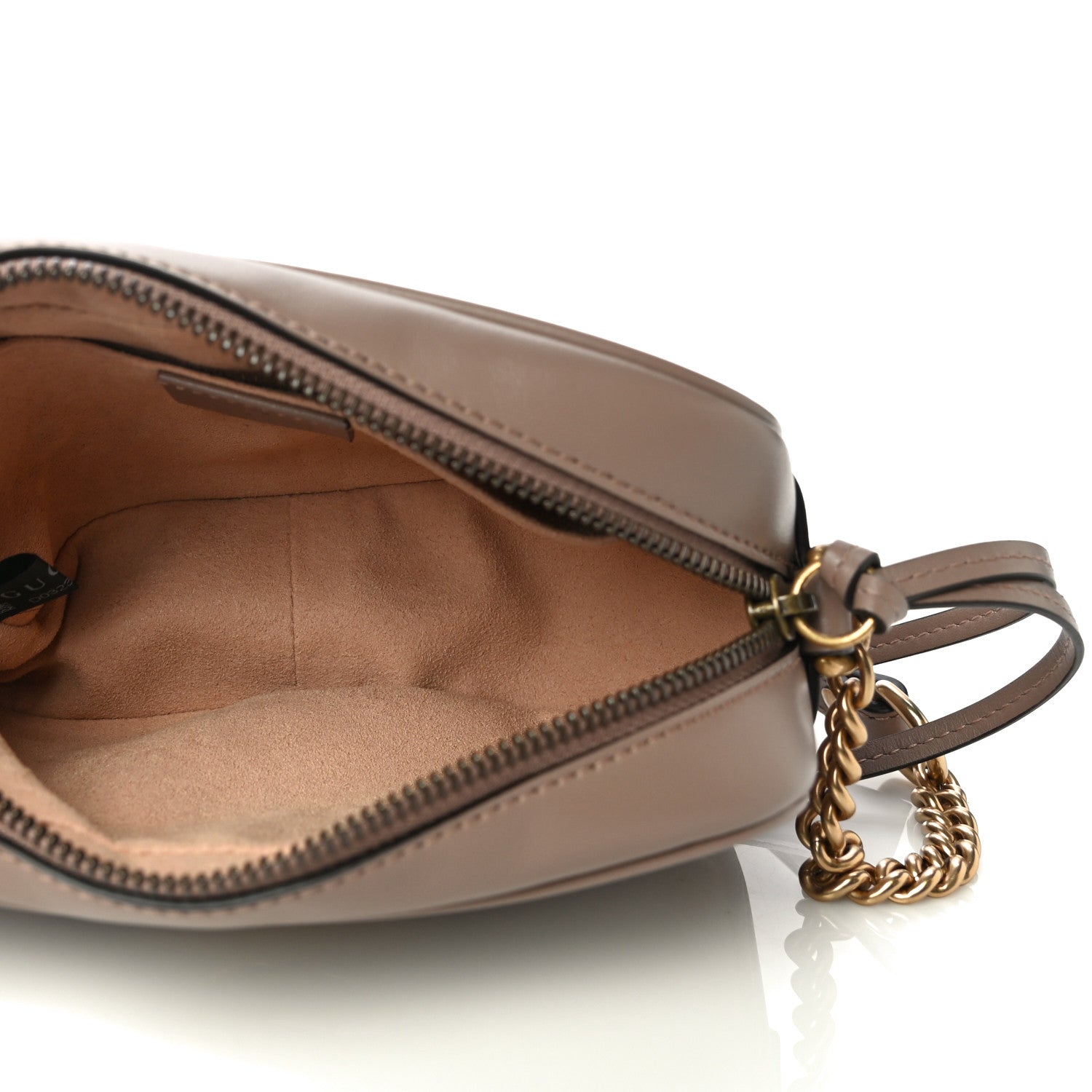 Gucci Calfskin Matelasse Mini GG Marmont Chain Shoulder Bag Porcelain Rose 5 of 12