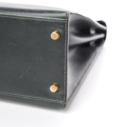 Hermes Box Kelly Sellier 32 Vert Fonce 6 of 15