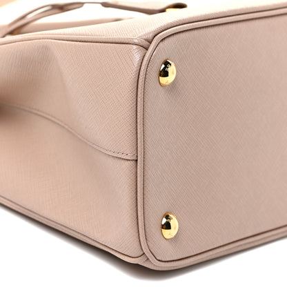 Prada Saffiano Small Galleria Double Zip Tote Cammeo 8 of 9