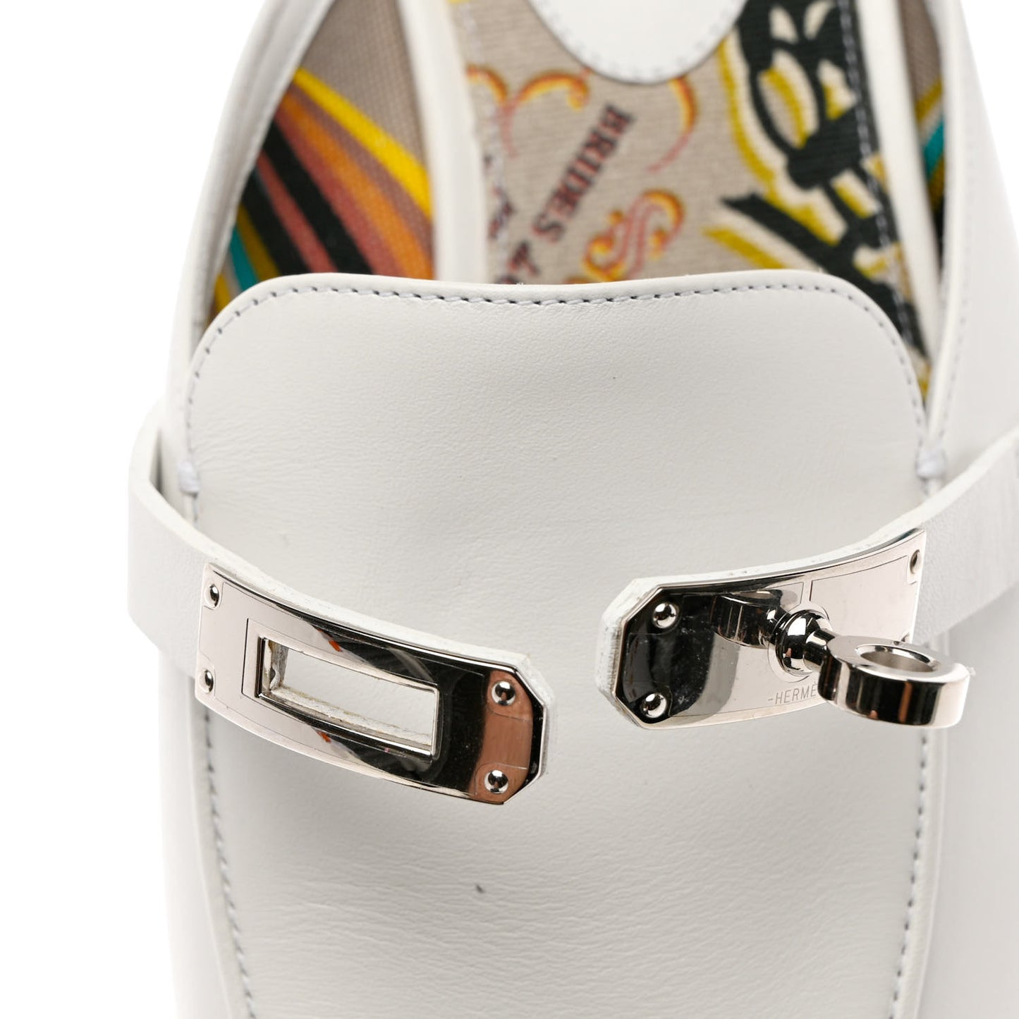Calfskin Oz Mules 37 White