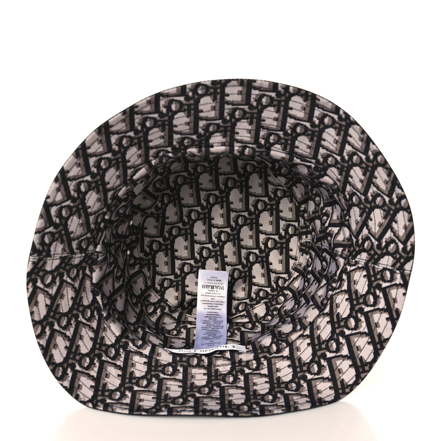 Oblique Reversible Teddy-D Brim Bucket Hat 57 Black