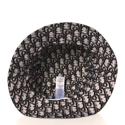 Christian Dior Oblique Reversible Teddy-D Brim Bucket Hat 57 Black 7 of 12
