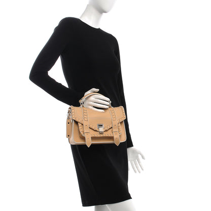 Proenza Schouler Calfskin Tiny Whipstitch PS1 Satchel Warm Sand 3 of 8