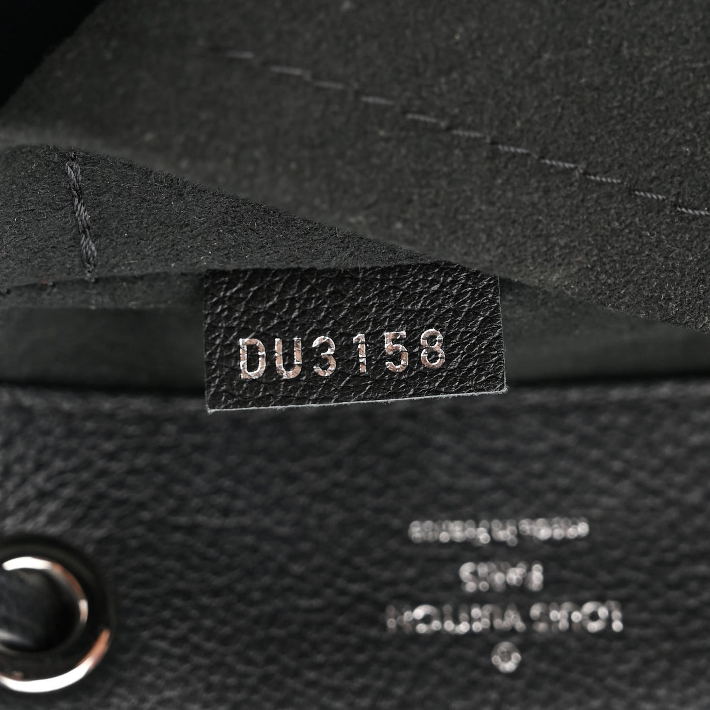 Calfskin Lockme Backpack Black