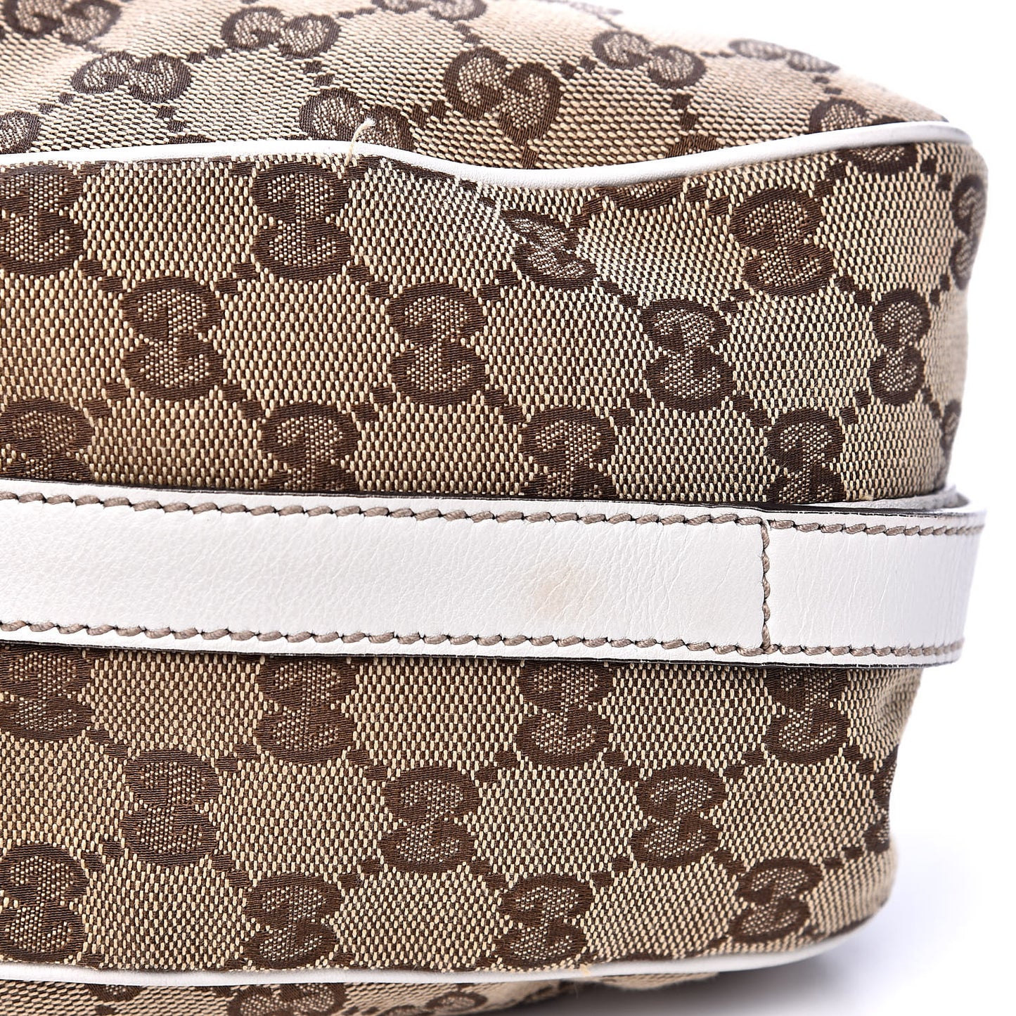 Monogram Match Ball Shoulder Bag White