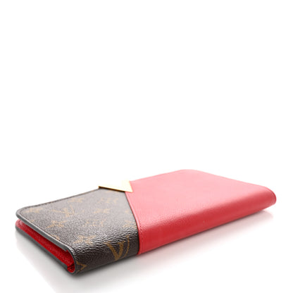 Louis Vuitton Monogram Calfskin Kimono Wallet Cherry 5 of 12