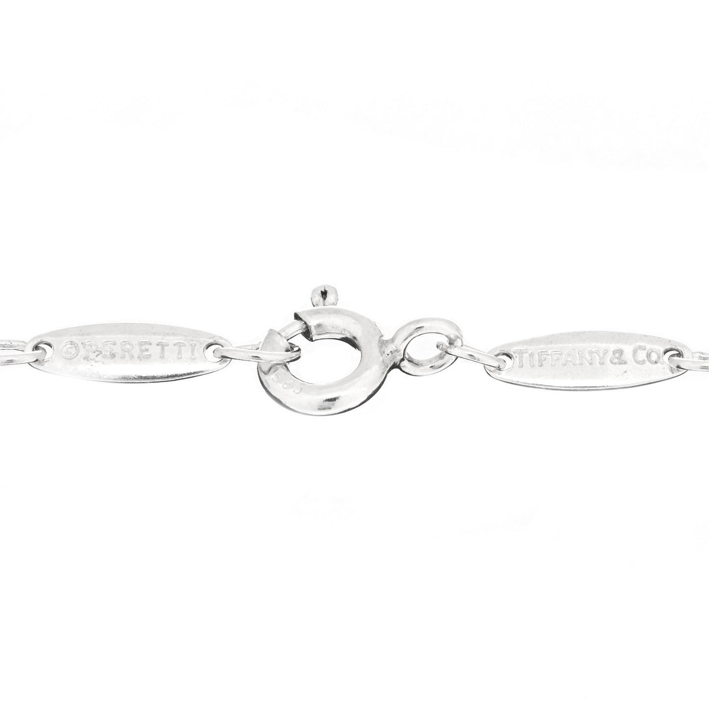 Sterling Silver Diamond Turquoise Elsa Peretti Color By The Yard Bracelet