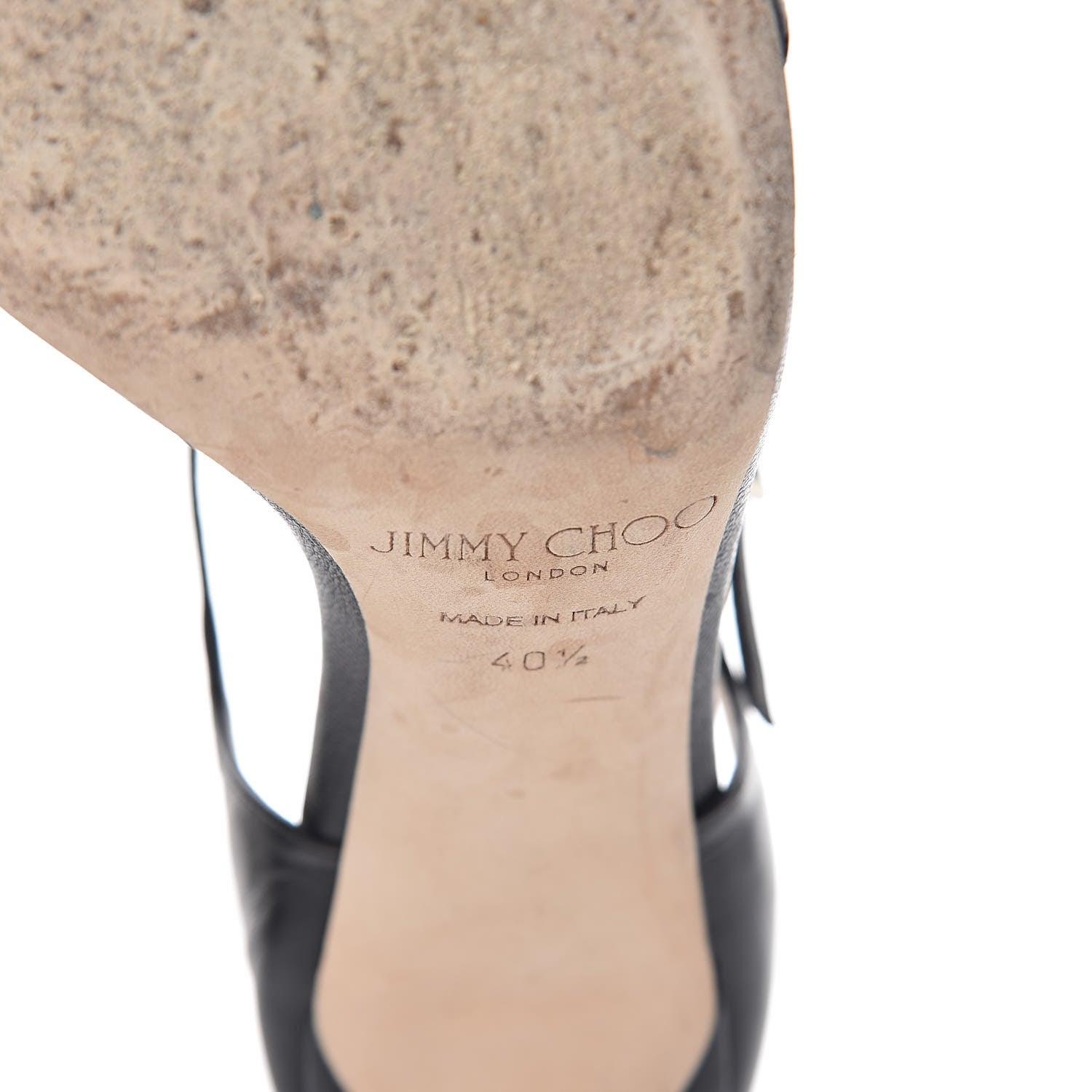 Jimmy Choo Kid Moxy 85 Sandals 40.5 Black 6 of 10