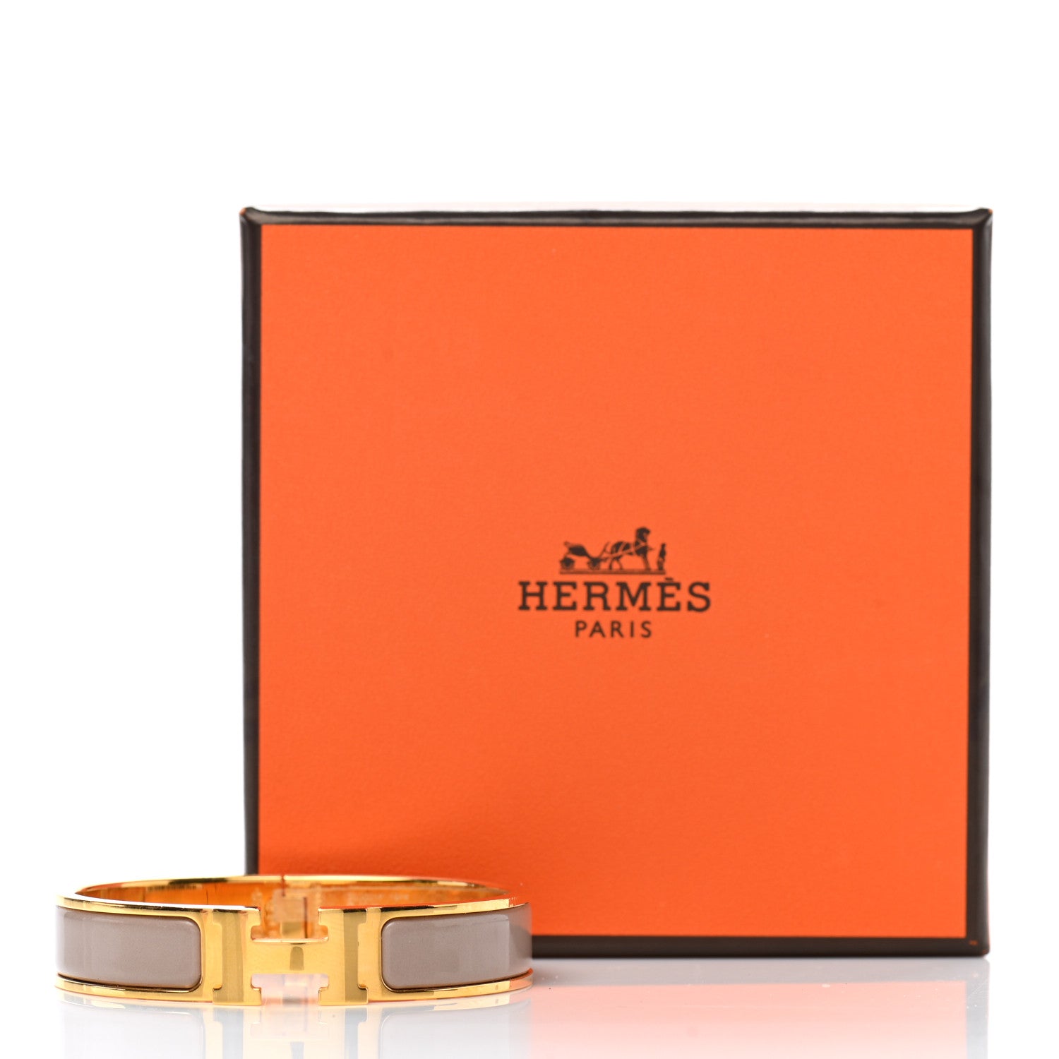 Hermes Enamel Clic Clac H Narrow Bracelet PM 5 of 5