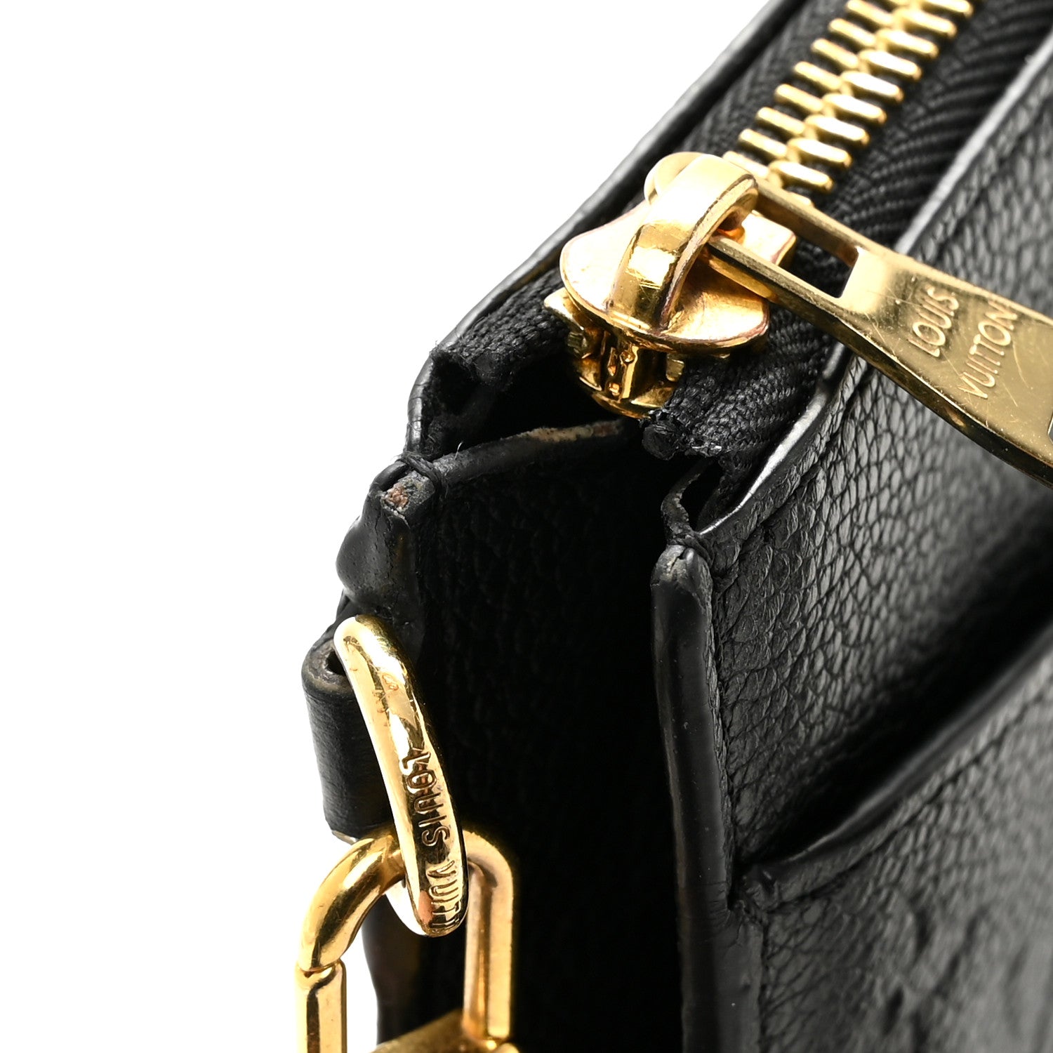Louis Vuitton Empreinte Pochette Melanie MM Black 10 of 11