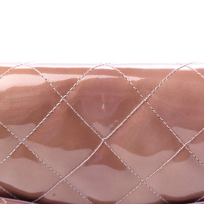 Chanel Patent Quilted Medium Single Flap Beige 19 of 24