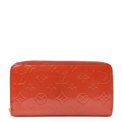 Louis Vuitton Vernis Zippy Wallet Orange Sunset 1 of 10