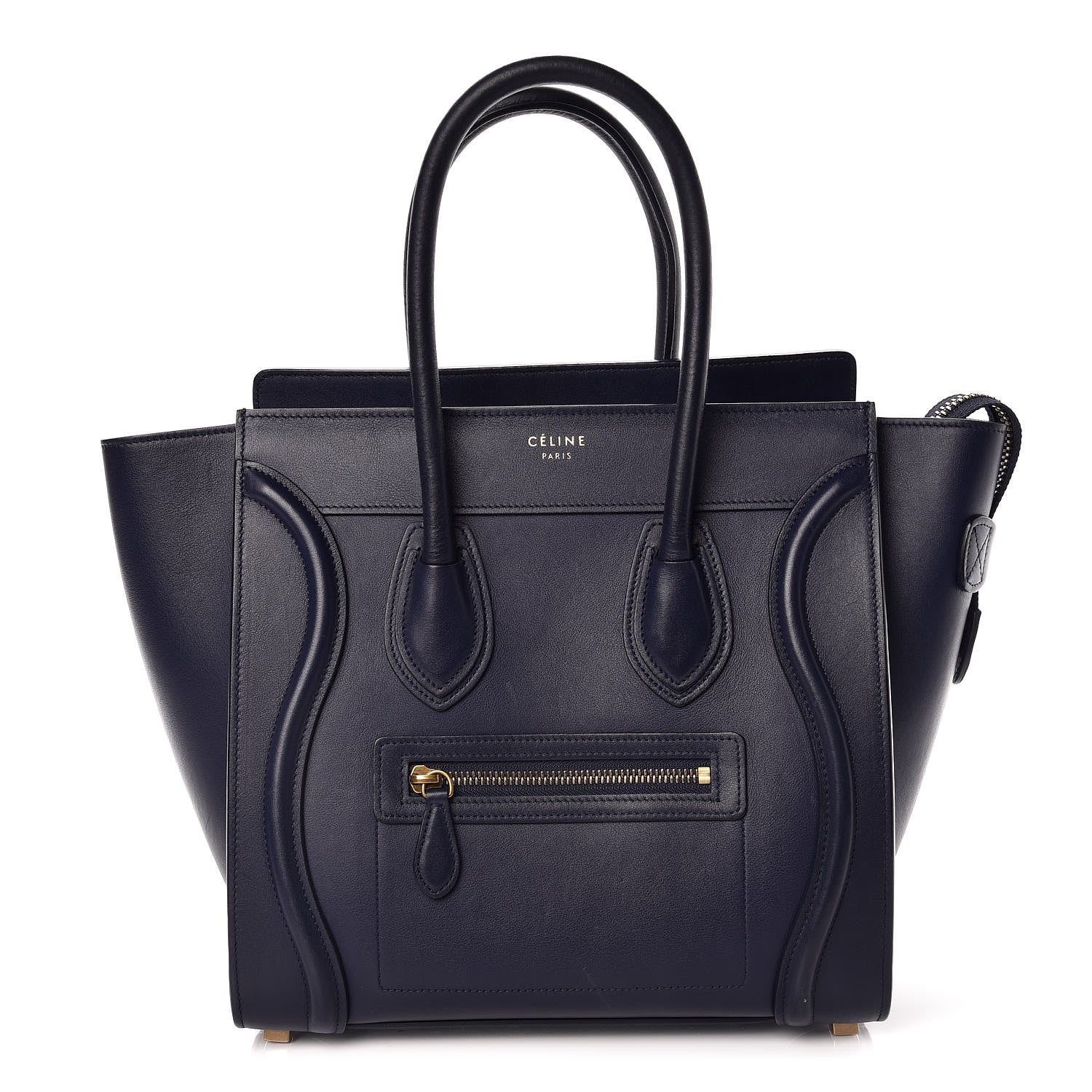 Celine Smooth Calfskin Micro Luggage Ink 1 of 8