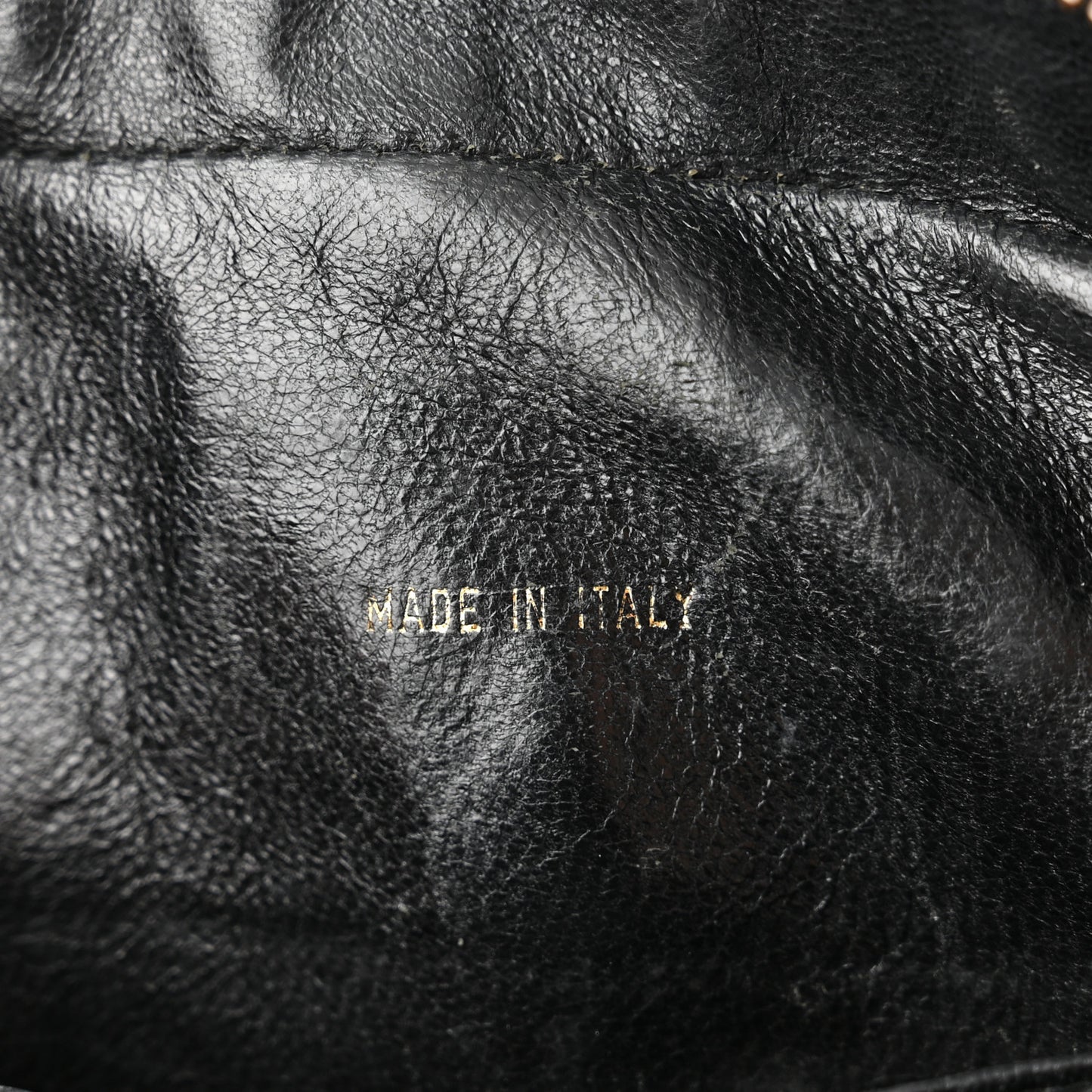 Caviar Quilted Camera Case Black