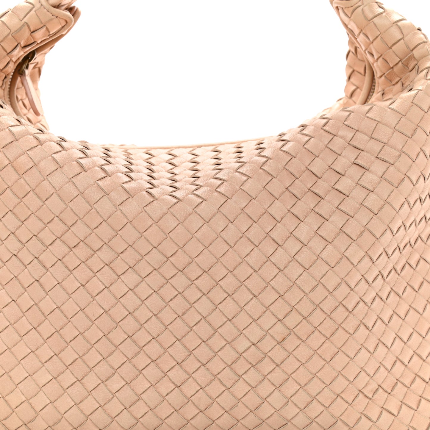 Nappa Intrecciato Pyramid Hobo Lotus