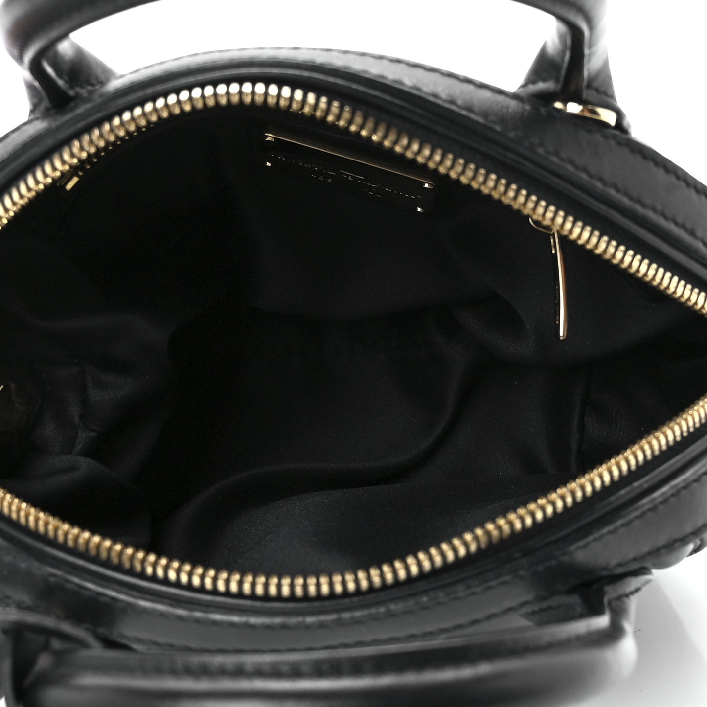 Calfskin Quilted Fiamma Bag Black