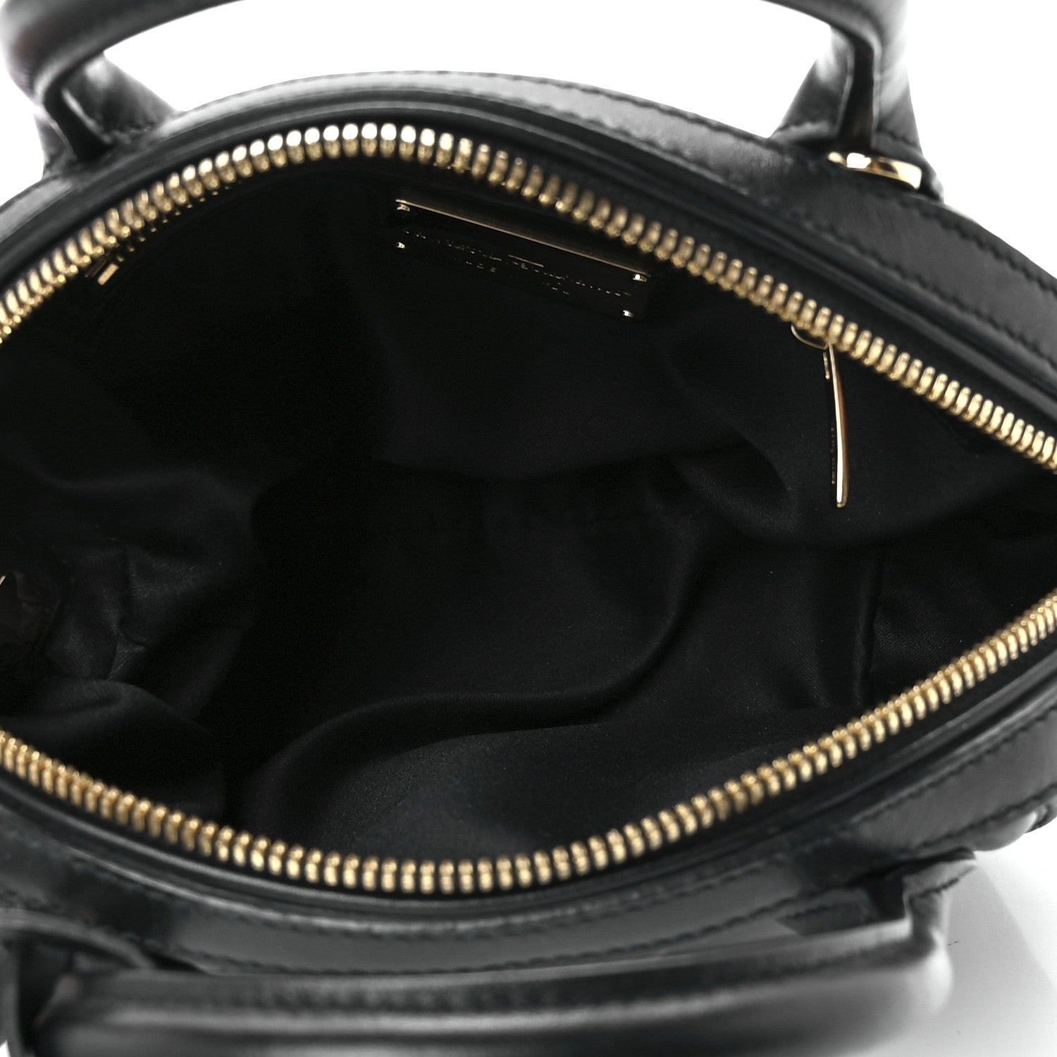 Salvatore Ferragamo Calfskin Quilted Fiamma Bag Black 4 of 9