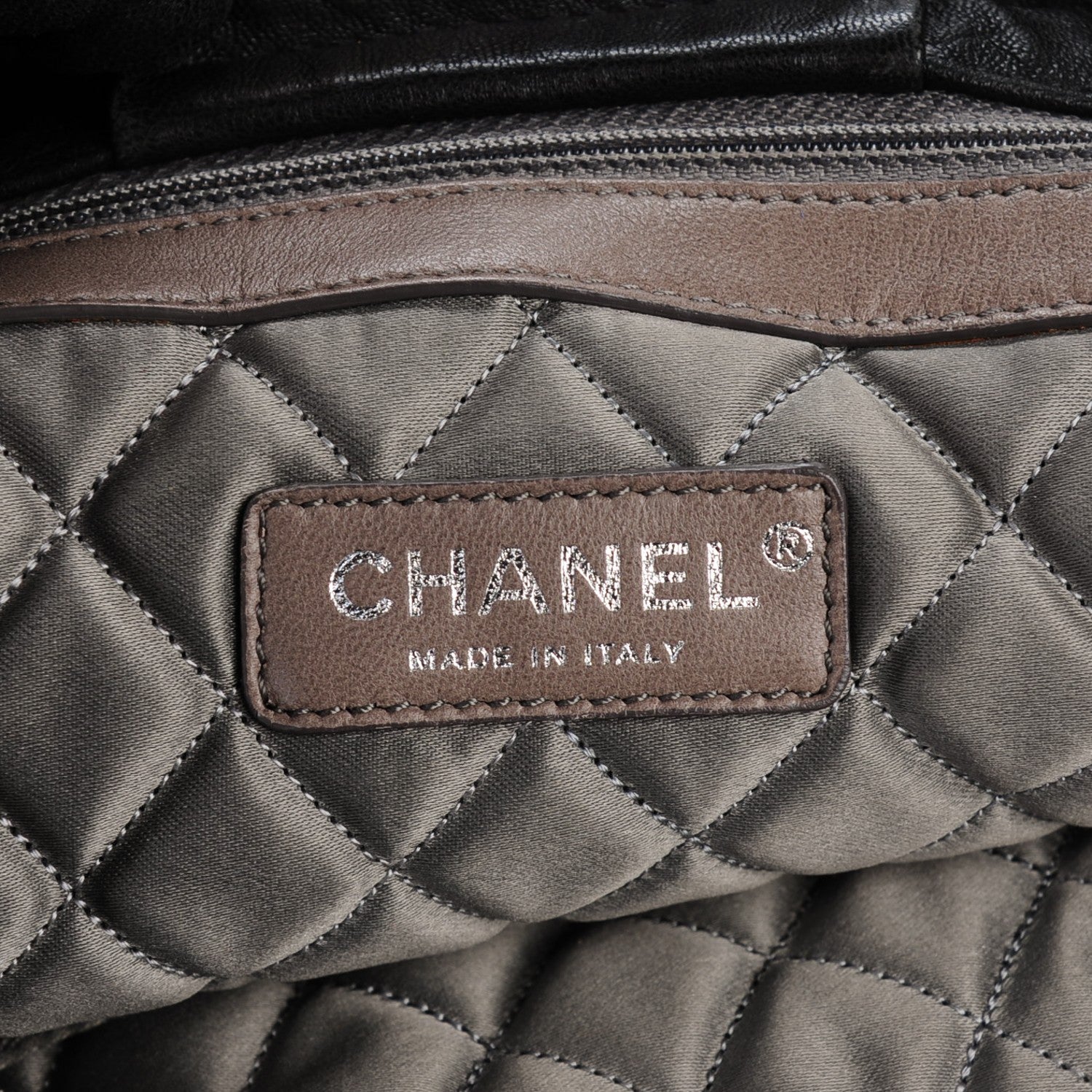Chanel Distressed Lambskin Le Marais Tote Black 6 of 9