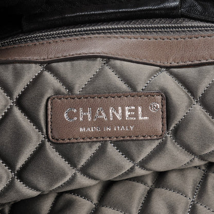 Chanel Distressed Lambskin Le Marais Tote Black 6 of 9