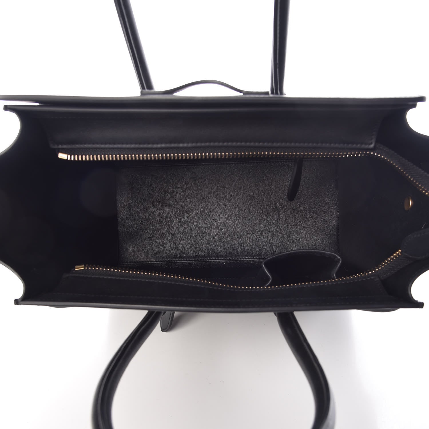 Celine Smooth Calfskin Micro Luggage Black 7 of 8